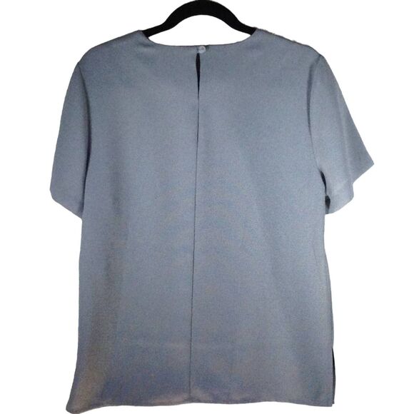 Brenda Goode Vintage Blouse S NWT Minimalist Classic Workwear Essential Pain - Picture 2 of 8